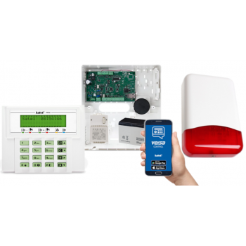 SYSTEM ALARMOWY SATEL VERSA IP VERSA-LCD-GR 7Ah AWT150 + SYRENA TI700